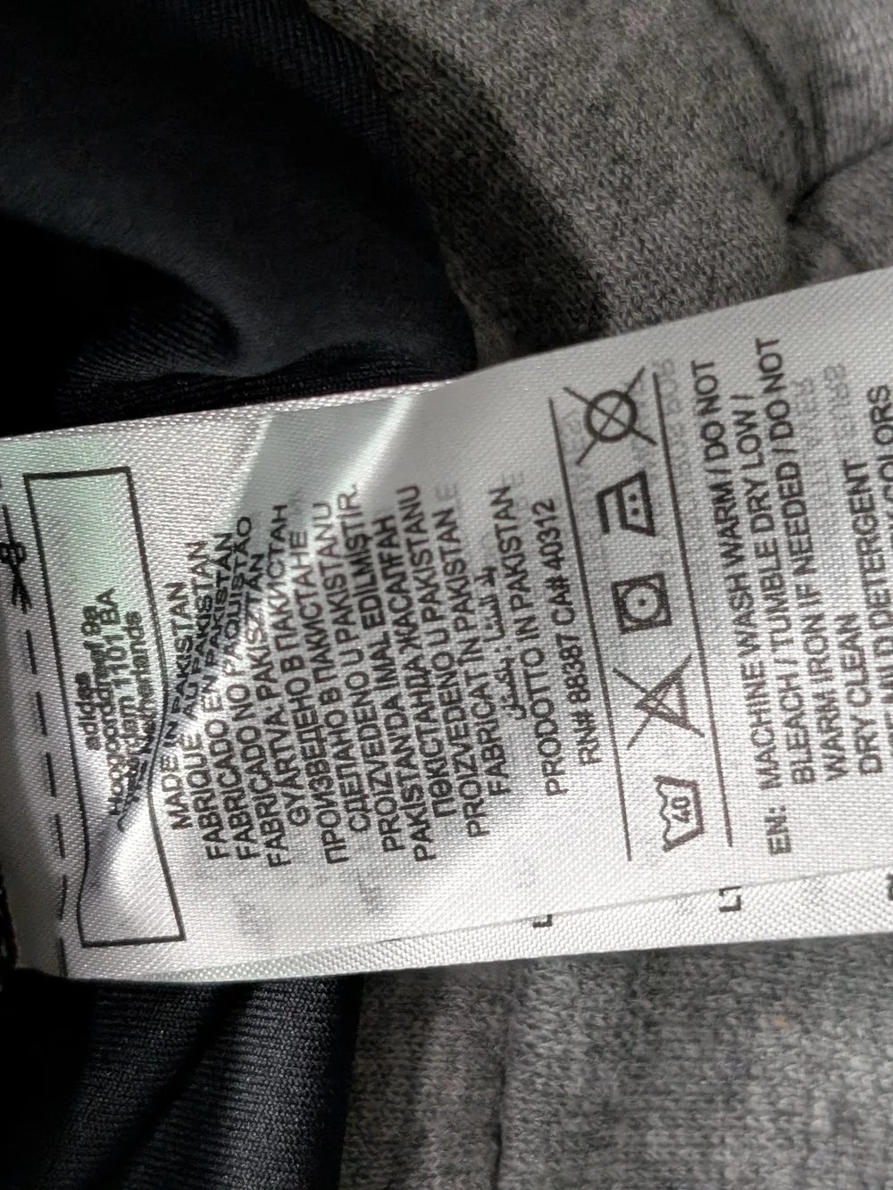 adidas Black Jersey Tee with Yellow & Green Logo - Picture 11 of 12